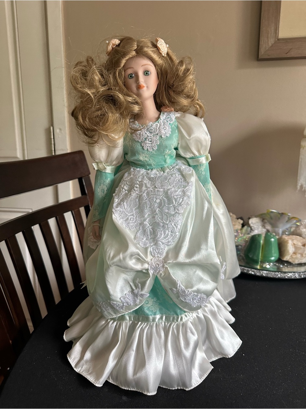Vintage House of Lloyd Angelica Porcelain Doll .  Ltd Edition Numbered 1991